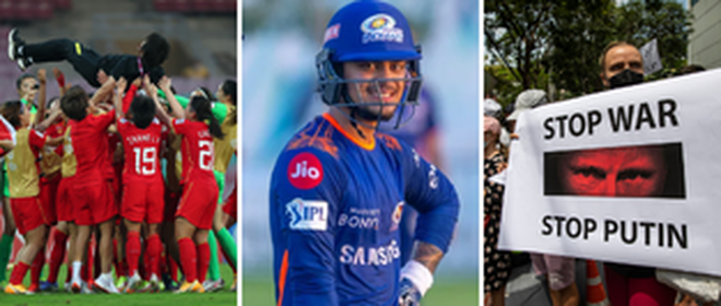 2022, The Year In Sports: From Ishan Kishan being the second most expensive Indian player to be sold in the IPL auction 2022 to Russian football clubs and national teams suspended by FIFA and UEFA, here is a look at the top sporting moments from February.